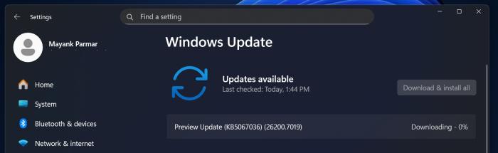 Old optional Windows Update titles